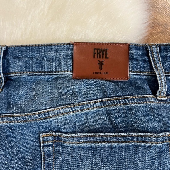 Frye medium wash skinny cropped denim jeans B7-34 - Picture 7 of 12